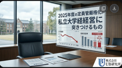 2025年度の定員管理厳格化が私立大学経営に突きつけるもの